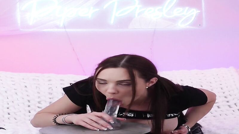 Piper Presley JOI While Straddling Fake cock Onlyfans Video