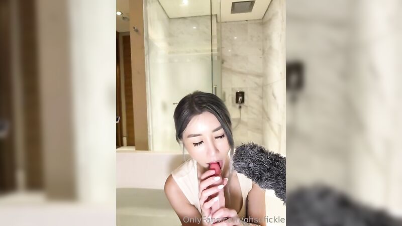 Tammy Tay ASMR Sucking dick Onlyfans Asian Ohsofickle Video