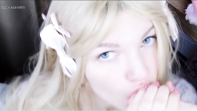 Soly ASMR Sloppy Licking Jerking off Onlyfans Video