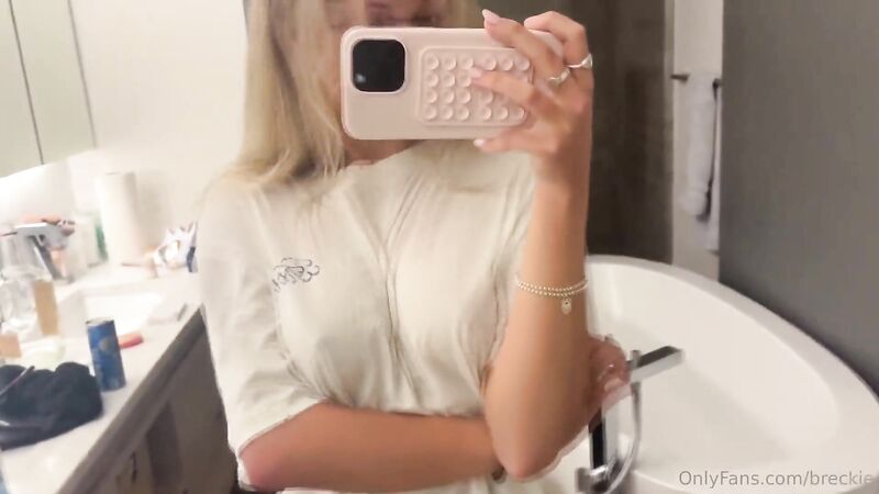 Breckie Hill Vegas Nipple Entice Onlyfans Released Video