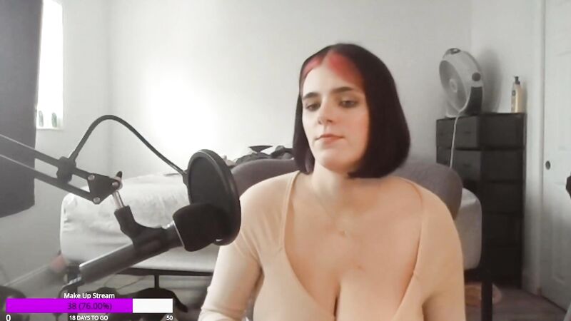 Aslimegirl98 Boob Falls Out Of Shirt Getting Dressed Twitch Video