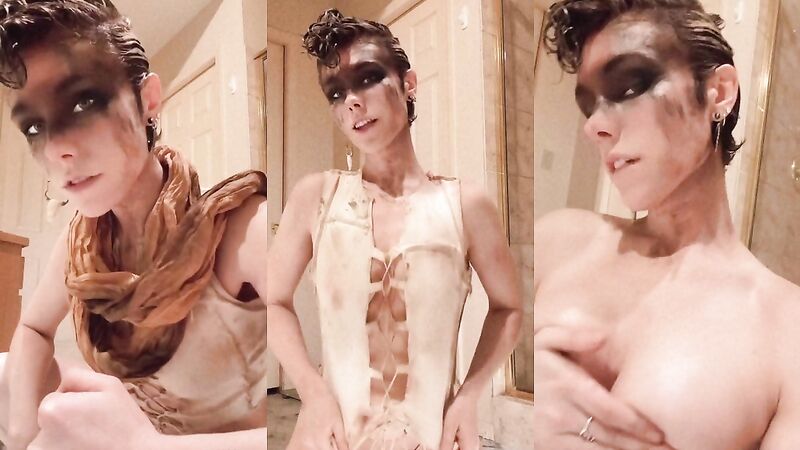 Bukkit Brоwn Furiosa Dress up Striptease Patreon Video
