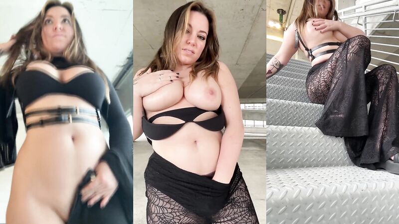 Curvyllama Naked Striptease Public Onlyfans Subscriber special Video