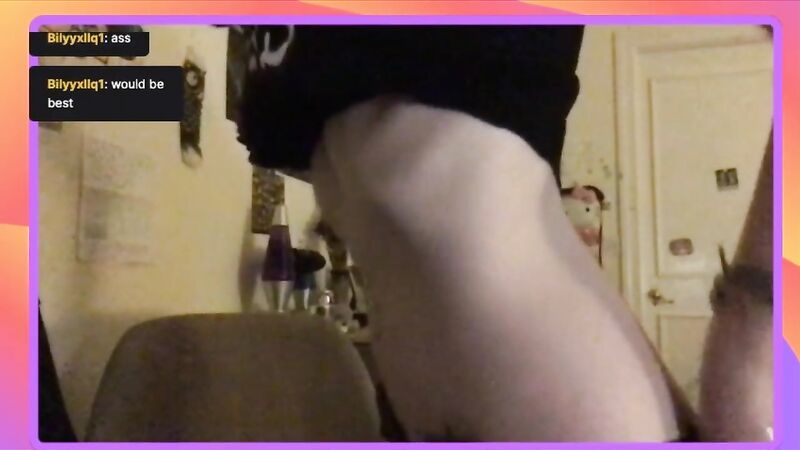 H3roinbabe09 Banned For Ass Showing off Donations Twitch Video