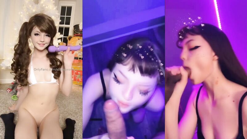 Strawbeariemilkk Naked Onlyfans Oral Leak Porn Video