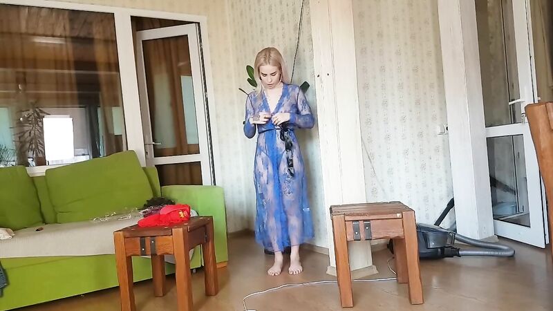 Megan Foksie Full See Through Naked Boudoir gear Youtube Video