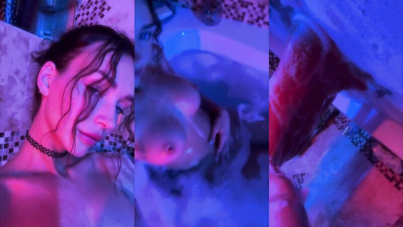 Rachel Cook Naked Soapy Bath Flirt Video