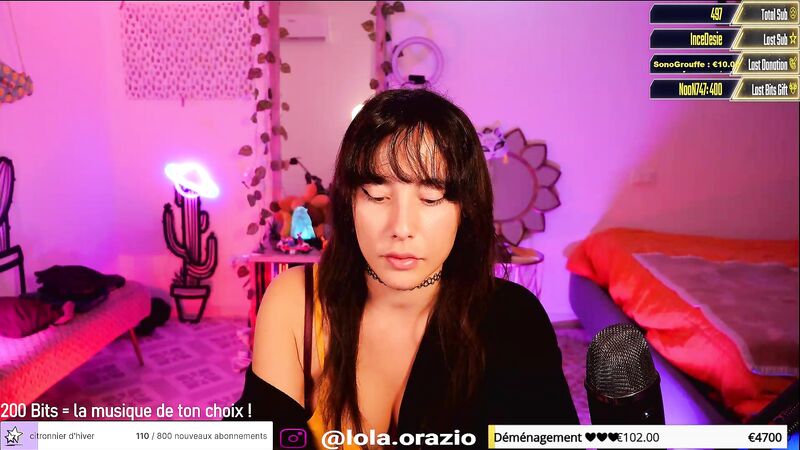 LolaOrazio Nipple Slip Accidental Twitch Video