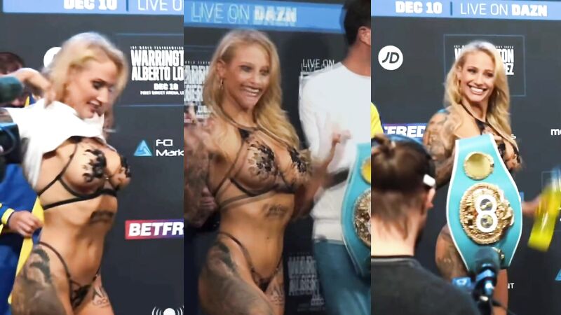 Ebanie Bridges Exposed Onlyfans Sexy Boxer Photos And Video