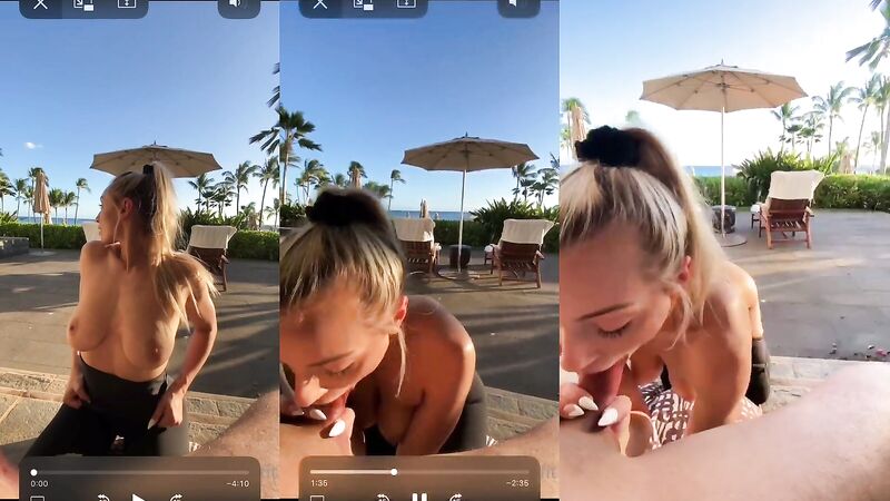 Therealbrittfit Public Blowjob Cream On Tits Video Released