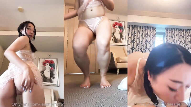 Leesherwhy Onlyfans Exclusive vid Sucking dick Lingerie Twitch Nsfw Video