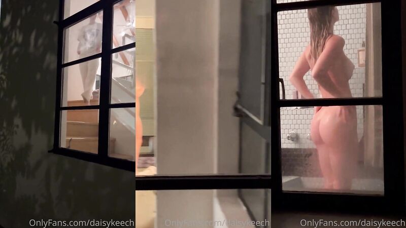 Spying On Daisy Keech Bare Shower Video