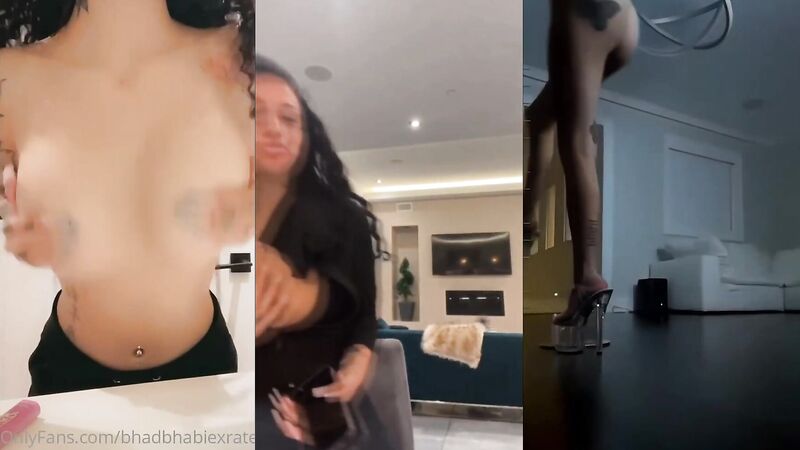 Bhad Bhabie Shaking Tits Topless Onlyfans Released Video