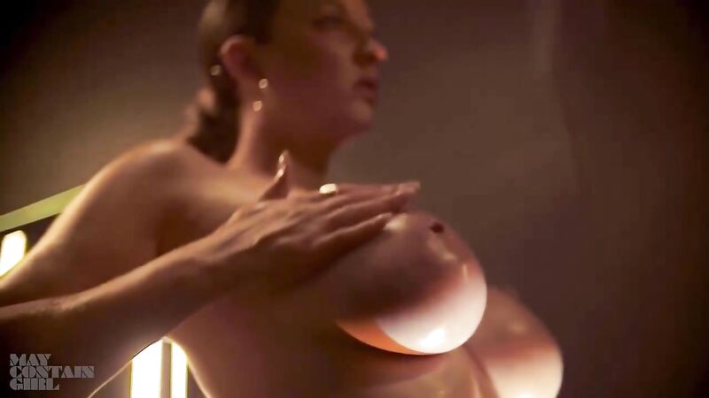 Joey Fisher Oiling Huge Tits Topless Adult content Video