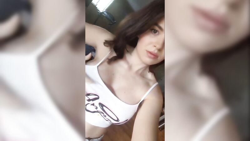 Anisa Jomha Stripped Twitch Lace outfit Tease Photo Set