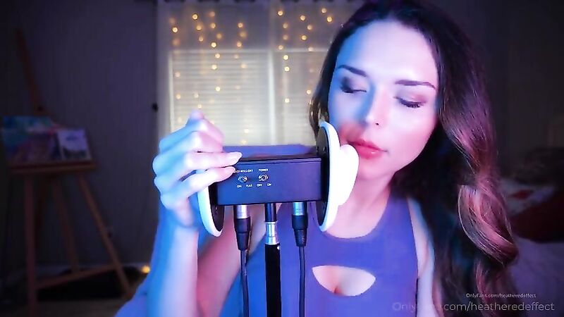 HeatheredEffect ASMR Ear Licking Video
