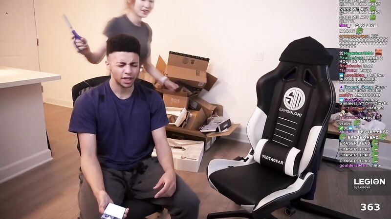 Leena Xu TSM Skirt lift Showing off Panties Twitch Video