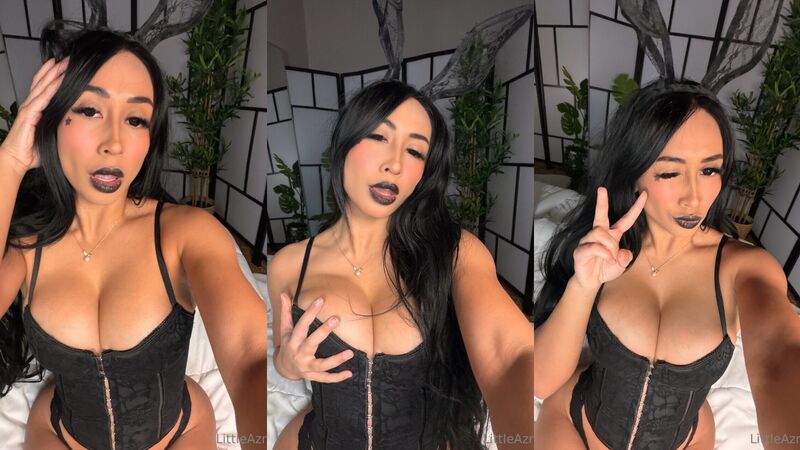 LittleAznChat Sexy Lingerie Teasing